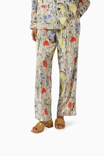 حذاء باروكو مفتوح من الخلف بكعب 40 مم جلد لامع مجدول