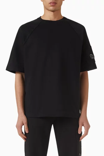 Short Sleeve Sweatshirt in Light Fleece