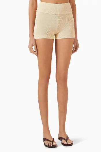 شورت سول منسوج مزيج فيسكوز