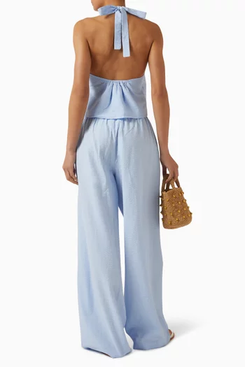 بلوزة لولا بحمالة حول الرقبة