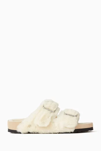 Arizona Sandals in Shearling