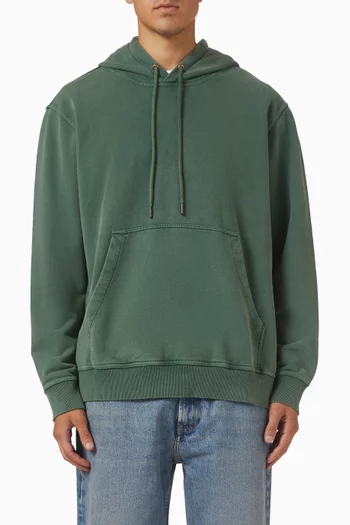 Drawstring Hoodie in Cotton French-terry