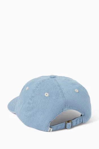 New York New York Cap in Denim