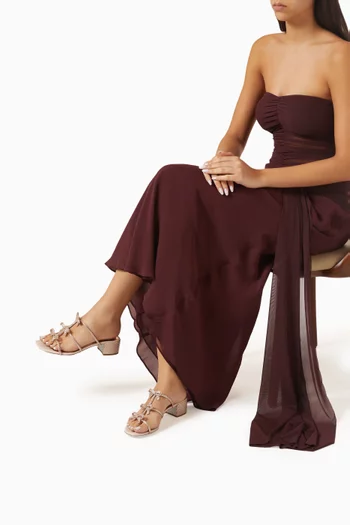 Caterina 40 Mules in Leather