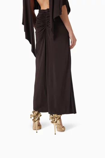 حذاء كلاسيك مارجا بكعب 100 مم جلد لامع