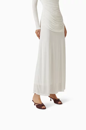 Siva 50 Mule in Satin