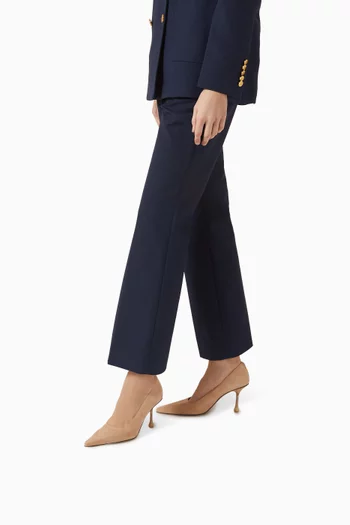 حذاء كلاسيك اكسيا بكعب 80 مم جلد