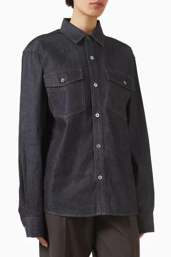 Oversized Shirt in Denim