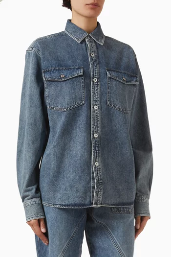 Oversized Shirt in Denim