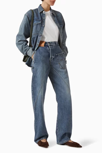 Embroidered Anchor T-shirt in Cotton