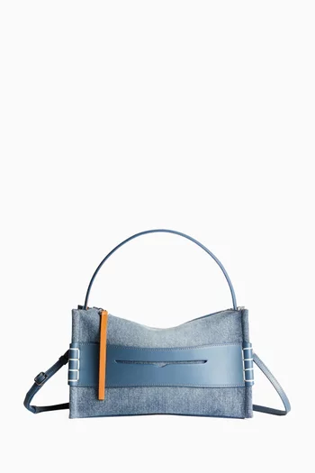 Loafer Bag in Denim