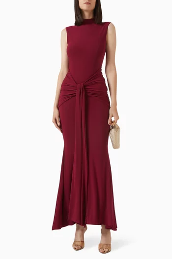 Graziana Knot Dress in Jersey