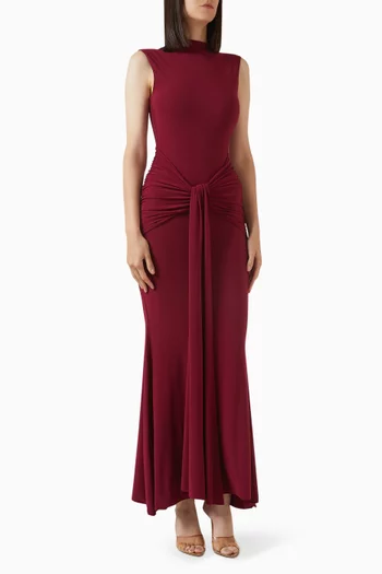 Graziana Knot Dress in Jersey