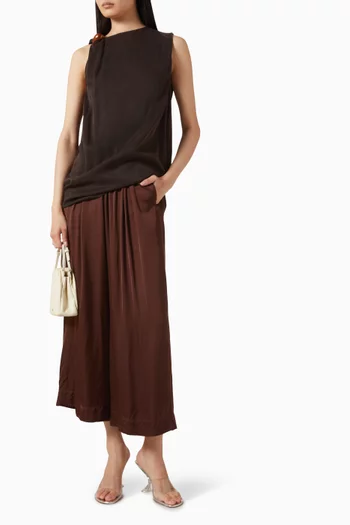 Nami Dress in Cupro-satin