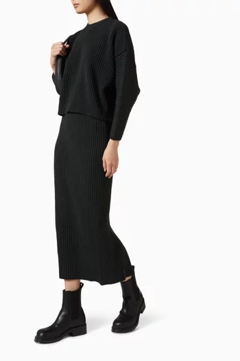 Kelen Skirt in Rib-knit