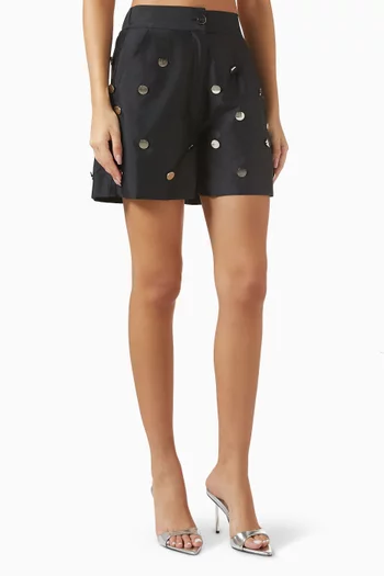 شورت جوليا 2‏ قماش تفتا