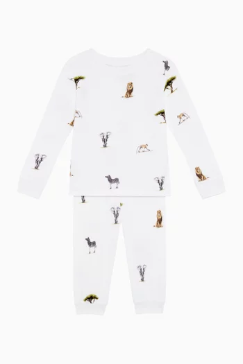 Safari Pyjama Set in Bamboo & Cotton