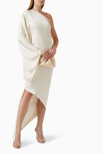 فستان فيفيان بكتف مكشوف ستان