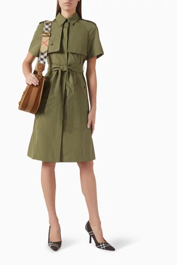 Marina Trench Dress in Cotton