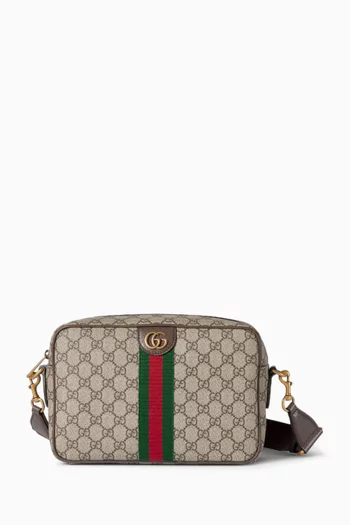 Medium Ophidia Shoulder Bag in GG Canvas