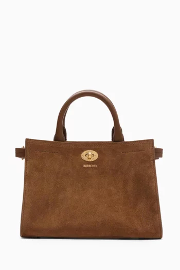 Mini Cotswolds Tote Bag in Suede