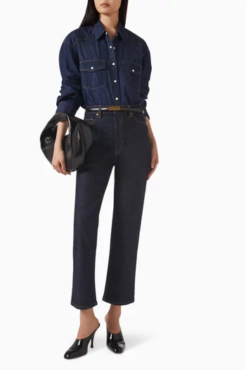 Grenon Top in Chambray