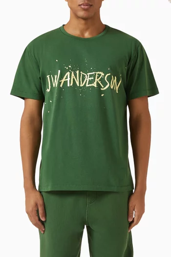 Circular T-shirt in Cotton