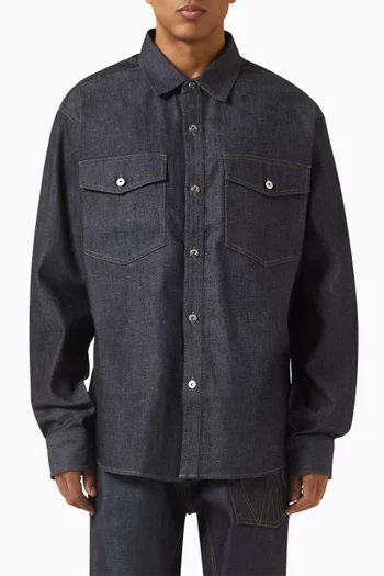 Oversized Shirt in Denim