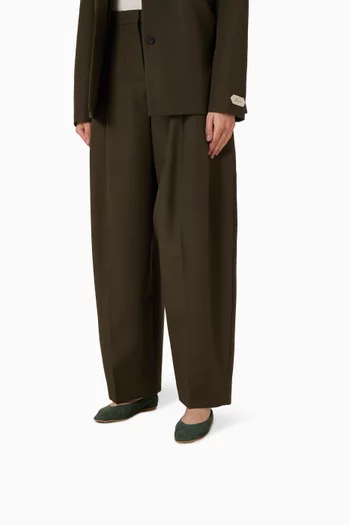 حذاء باليرينا شمواه بكعب مسطح