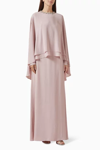 Zeya Embellished Top & Skirt Set