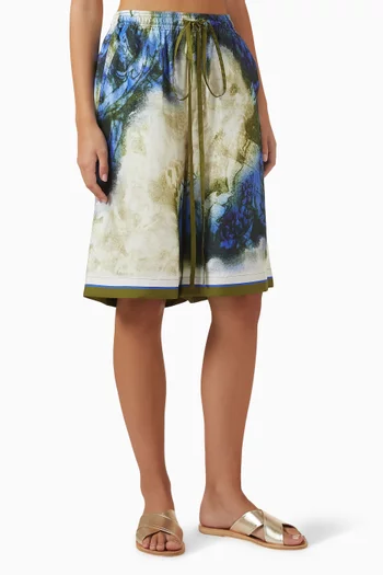 شورت برمودا مارتا مزين بنقشة