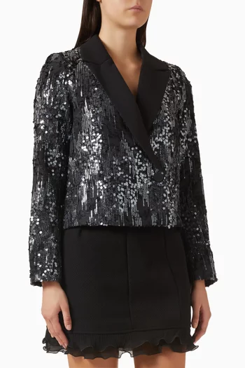 Yassitira Sequin-embellished Blazer