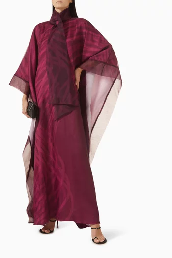 Printed Scarf Kaftan