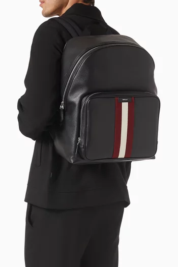Code Backpack in Leather