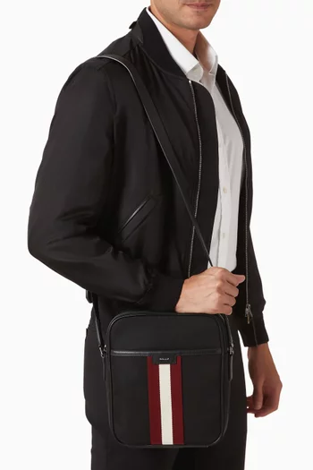 Code Crossbody Bag in Canvas