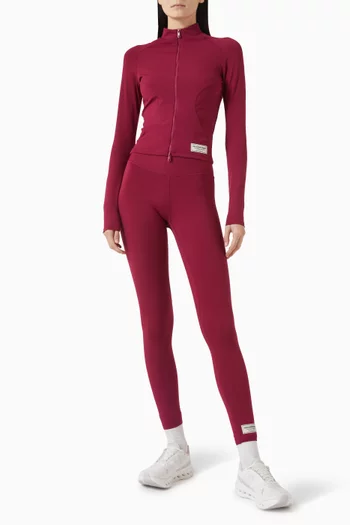 بلوزة للجري بأكمام طويلة قماش سوفتسكين معاد تدويره