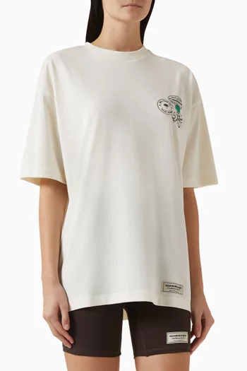 Saudi-print T-shirt in Cotton-jersey