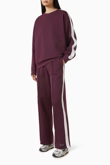 Embossed Panel Sweatshirt