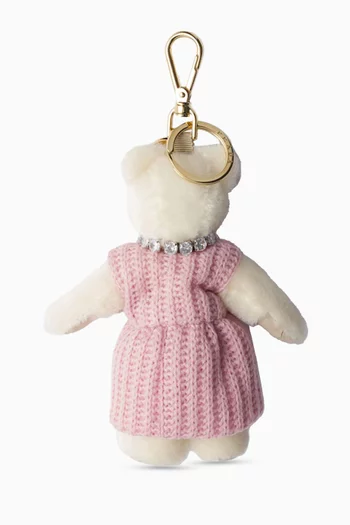 Teddy Bear Keychain Charm
