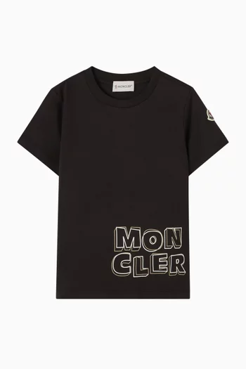 Cubic Logo Print T-shirt in Cotton