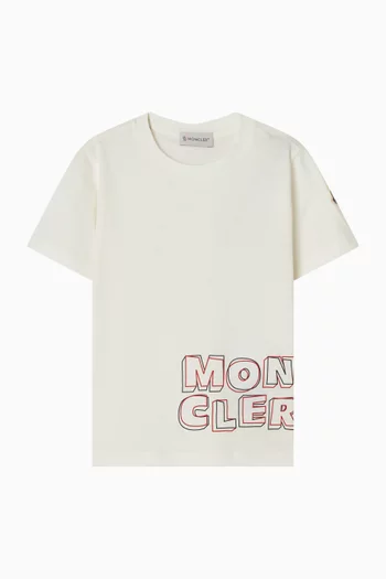 Cubic Logo Print T-shirt in Cotton