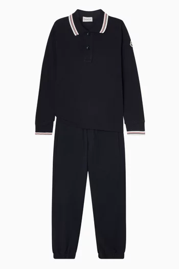 Logo Patch Sweatpants in Cotton