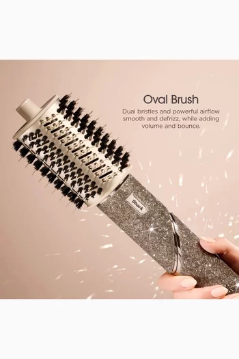 مجفف ومصفف شعر شارك فليكس ستايل 5 في 1 بإصدار محدود بلون ذهبي مرصع بالماس