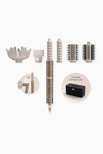 مجفف ومصفف شعر شارك فليكس ستايل 5 في 1 بإصدار محدود بلون ذهبي مرصع بالماس