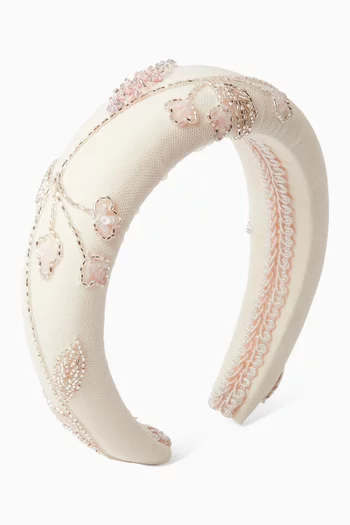 طوق رأس مرصع يدويًا