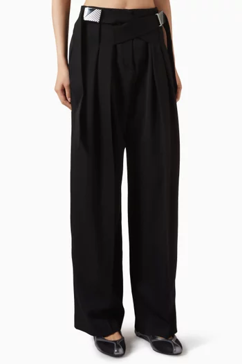 Buckle Pants in Wool
