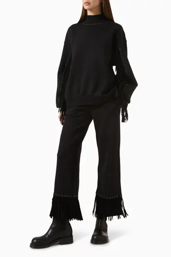 Reign Wide-leg Sweatpants in Fleece