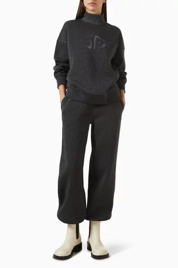 Glimpse Sweatpants in Lurex Fleece
