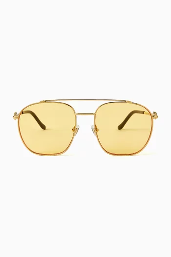 Ella Sunglasses in Metal