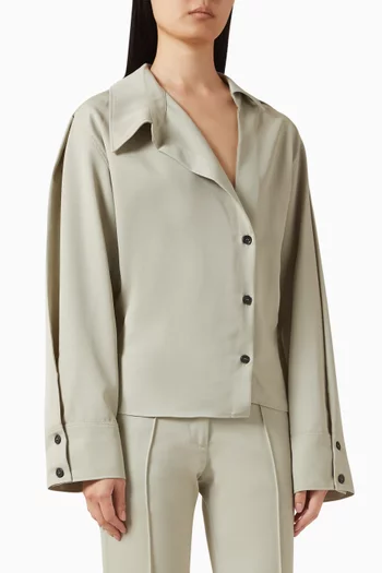 قميص بدرابيه صوف